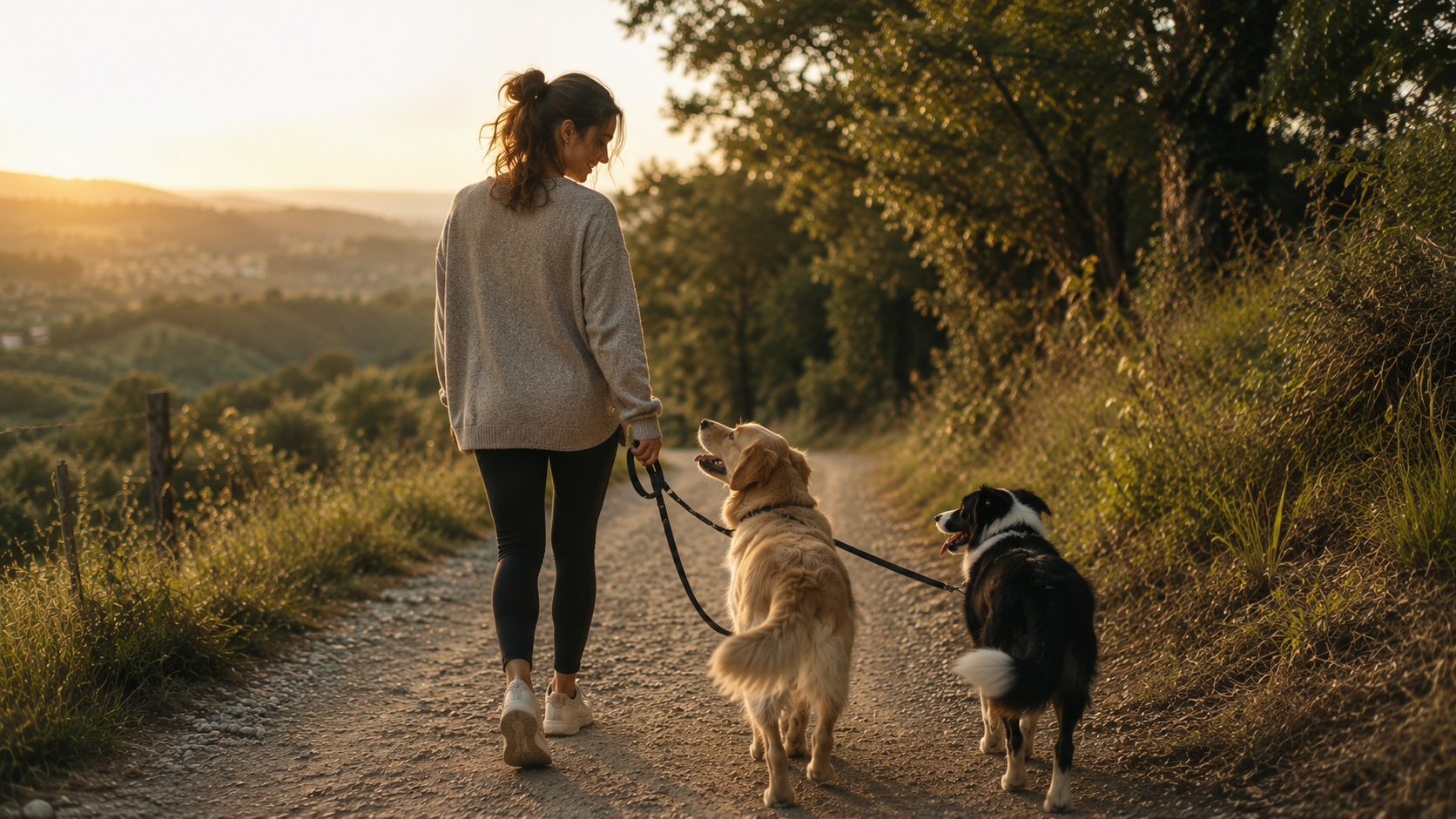 Vous aimez vos deux chiens. Mais parfois, la promenade vous épuise. 